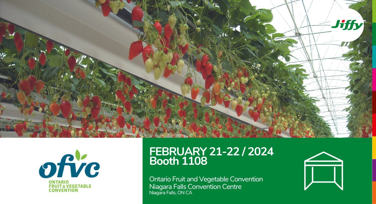 Jiffy Growing Solutions Booth 8027 at FARWEST, PORTLAND, OR.
