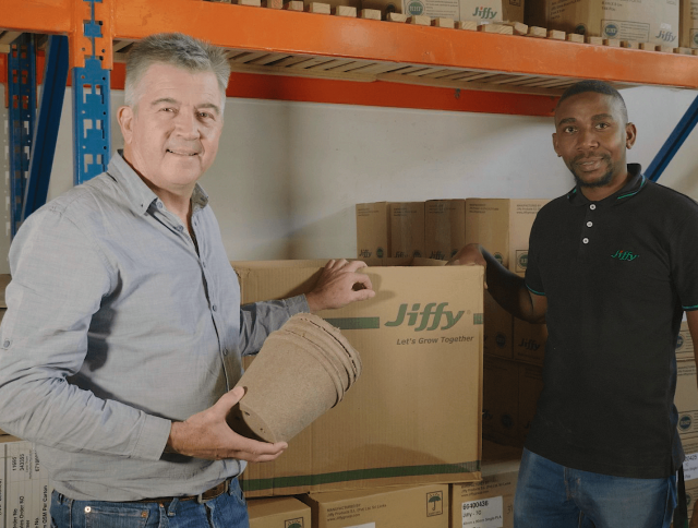 Jiffy coco growing media is bestseller in South Africa